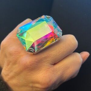 New Casual Iridescent Statement Ring. -Awesome!